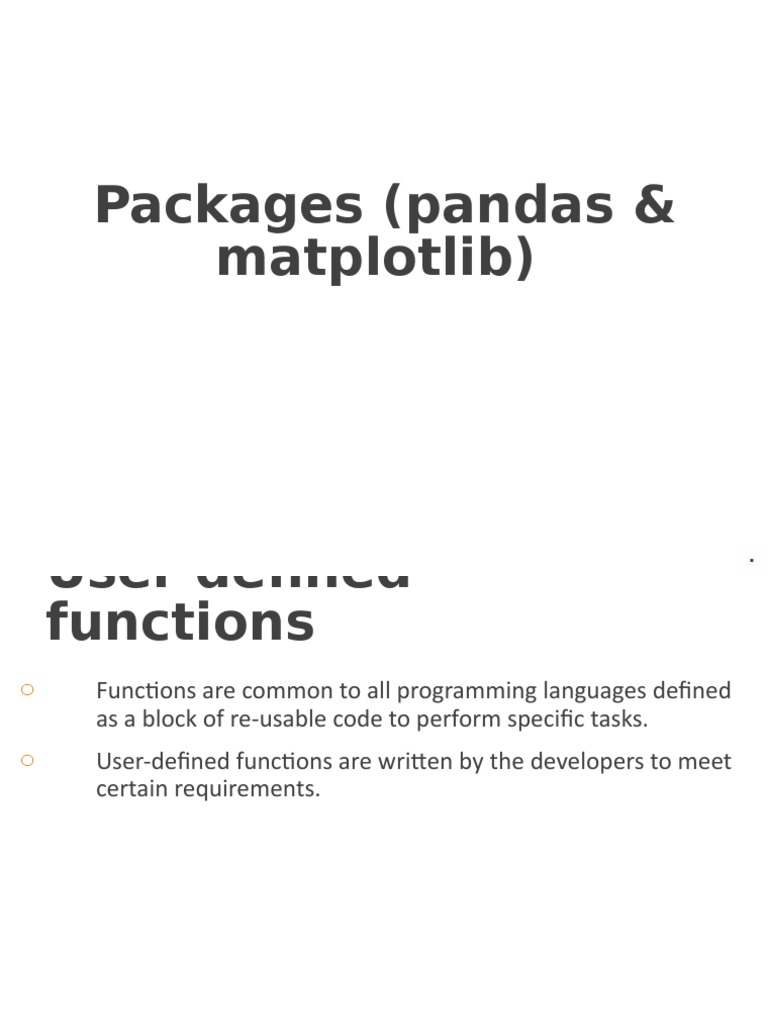 Python Pandas Matplot | PDF | Comma Separated Values | Software Development