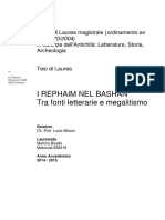 I Rephaim Nel Bashan PDF