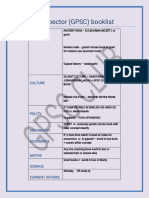 GPSC Tax Inspector Booklist