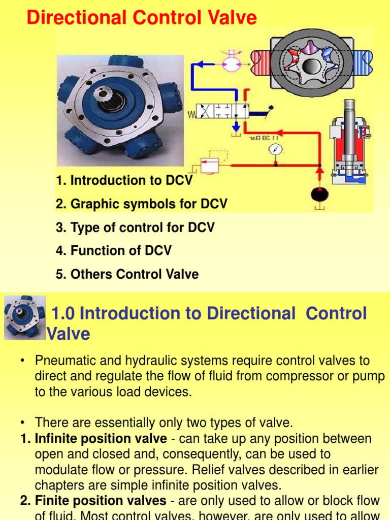 Overview of Directional Control Valves | PDF | Valve | Chemical Engineering