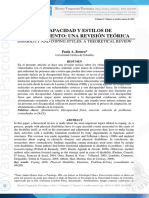 Discapacidad y Estilos de Afrontamiento Una Revisión Teórica PDF