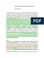 Pérez Patricia COMUNICACIÓN Y GÉNERO EN EL CONTEXTO DE UN NUEVO MARCO NORMATIVO PDF