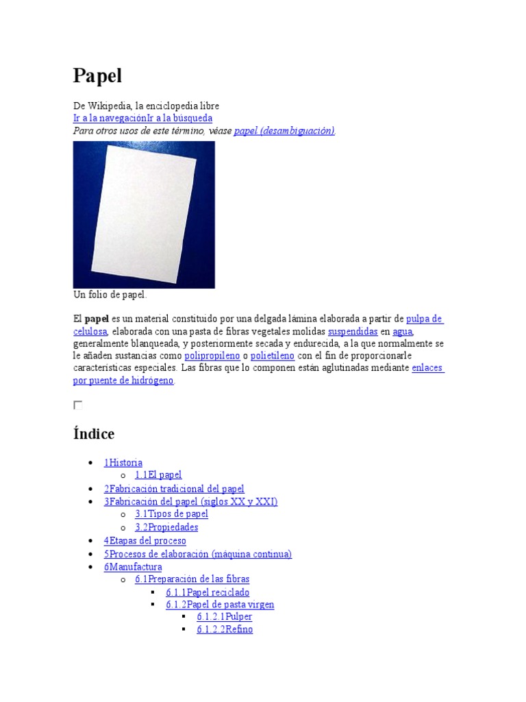 Papel sulfurizado - Wikipedia, la enciclopedia libre