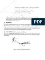 ERS-ENVISAT Combination For Interferometry and Super-Resolution