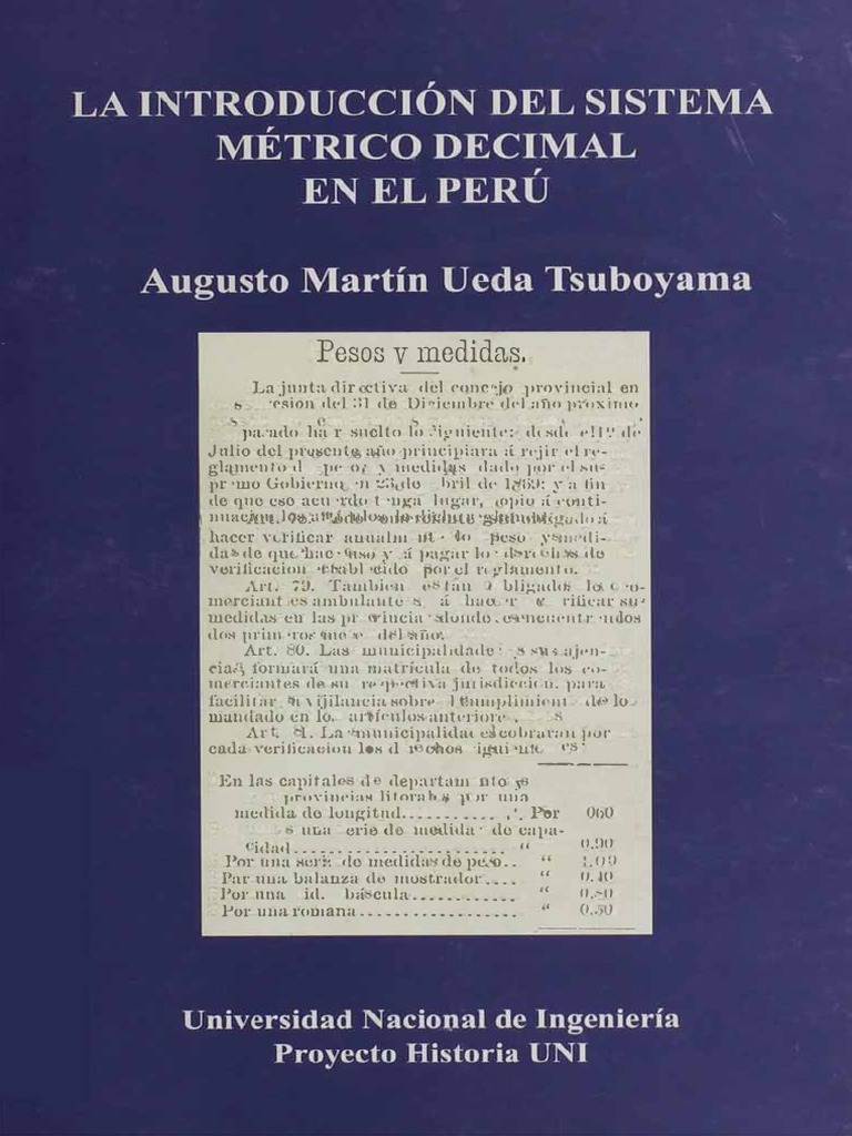 Erie様 23 - La Introduccion Del Sistema Metrico Decimal en El PDF | PDF