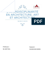 L'interdisciplinarité en architecture, Art et architecture.docx