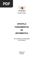 Apostila de Fundamentos de Informática - Rev Jul 2007