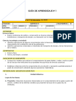 Guía de Aprendizaje QUÍMICA 9° SEMANA 1 MODIFICADA PDF