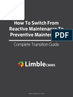 How To Switch From Reactive Maintenance To Preventive Maintenance - Complete Transition Guide