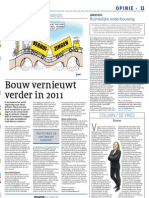 Artikel - Cobouw - de Bouw Vernieuwt Verder in 2011 - 14122011