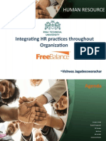 Integrating HR Practices Throughout Organization: Human Resource