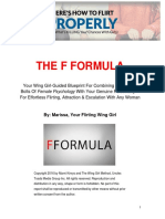 THE F FORMULA. by - Marissa, Your Flirting Wing Girl PDF