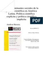 Los determinantes sociales de la politica cientifica en AL - Herrera.pdf