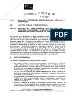 Circular No. 25 de 2020- Instrucciones Acciones Colectivas y GSP  COVID-19