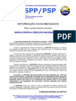 Queixa contra Direcção Nacional da PSP - ASPP/PSP