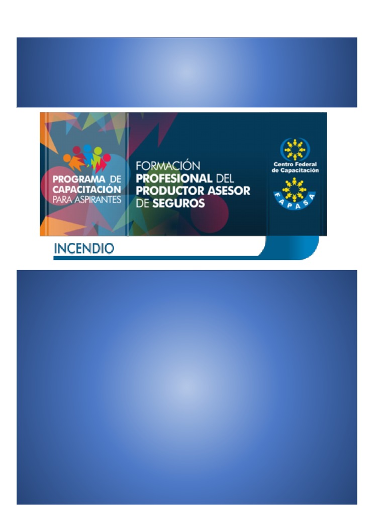 Cobertura de Seguros contra Incendio | PDF | Póliza de seguros | Reaseguro