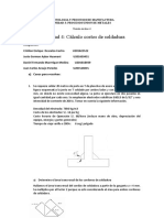 Actividad 4. Cálculo Costos de Soldadura G - 2