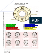 Telling The Time Fun Activities Games 303 Bsga