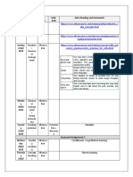 Day/ Date 4:00-6:00 6:00 - 8:00 8:00 - 8:30 Extra Reading and Homework Saturda y 24/8/ 2019