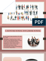 Kontak Sosial Dan Jarak Sosial