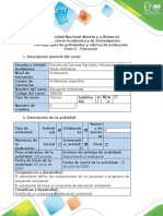 Guía de Actividades y Rúbrica de Evaluación Paso 5 - Ejecución