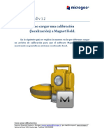 Cargar calibración local Magnet Field