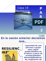 Clase 19. Resiliencia, Segunda Parte