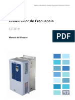WEG cfw11 Manual Del Usuario 200 400v Talla e 10000506353 Manual Espanol PDF
