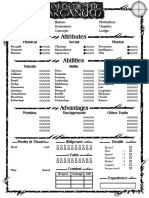 Character Sheet