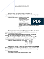 Membranele Celulare