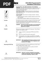 4010 SFIO Programmed IC Installation Instructions