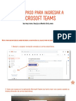 Paso A Paso para Crear Cuenta en Microsoft Teams PDF