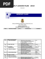 YEARLY LESSON PLAN English For Remove