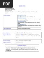 Lesson Plan-Story Elements-Yasmeen R