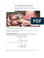 Cómo calcular cimentaciones anulares