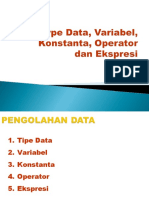 P3-Type Data, Variabel, Konstanta Dan Ekspresi
