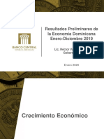 Resultados Preliminares Economia Dominicana Ene-Dic 2019Archivo
