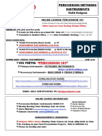 percussion methods class week 12  online lesson 