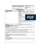 07-Formato Informe de Auditoria