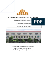 Rumah Sakit Graha Husada: Pedoman Pelayanan Kamar Bersalin TAHUN 2020-2023