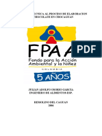 Informe Del Contrato de Asistencia Tecnica Desarrollado Entre El Fppa y Chocaguan