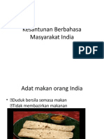 Kesantunan Berbahasa Masyarakat India