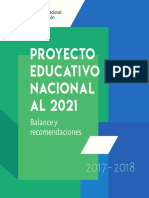 Proyecto Educativo Nacional al 2021 balance y recomendaciones 2017-2018.pdf