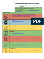 Sample Daily Schedule