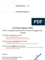 Dynamics 5 - Free Body Diagrams