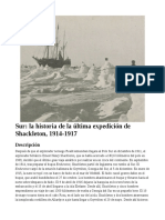 Sur: La Historia de La Última Expedición de Shackleton, 1914-1917