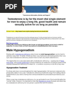 Download Testosterone Information Articles and Support by desie SN4574664 doc pdf