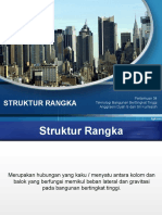 Struktur Rangka, Dinding Geser Dan Plat Lantai