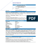 Hoja Tecnica y Msds Solucion Acuosa de Hipoclorito Sodico Al 5%