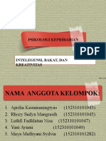 Kelompok 11 Intelegensi, Bakat, Kreativitas